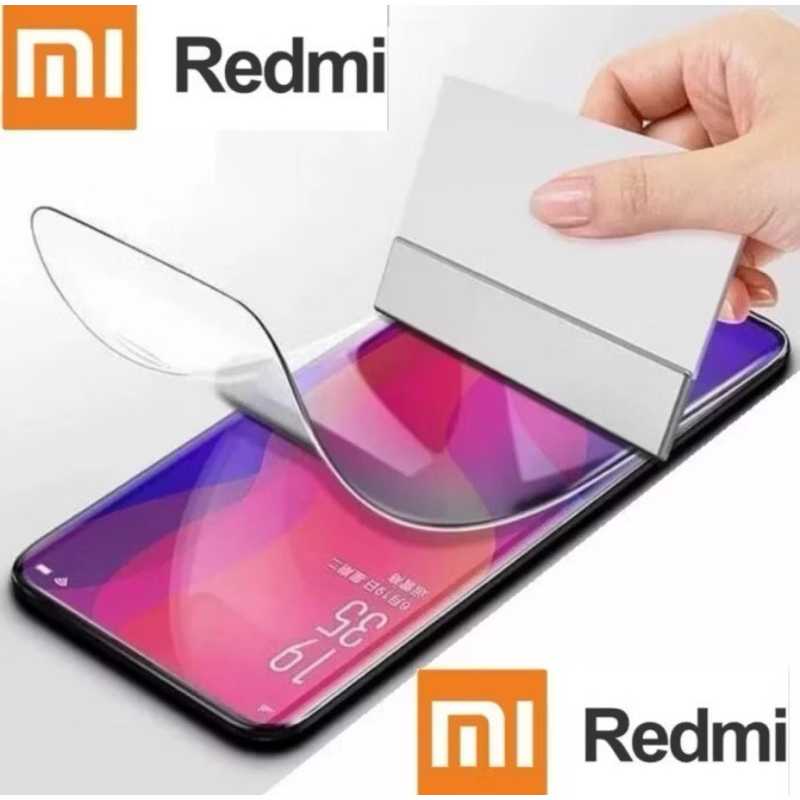 ไฮโดรเจลป้องกันรอยขีดข่วน Xiaomi Redmi K60 K60E K70 K70E Pro Ultra Full Cover ด้านหน้าด้านหลัง Clear
