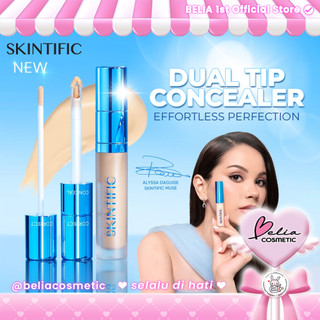 [ BELIA ] SKINTIFIC Cover Perfect Serum Concealer 5ml | 2In1 Dip Tip Concealer Contour Make Up Correction