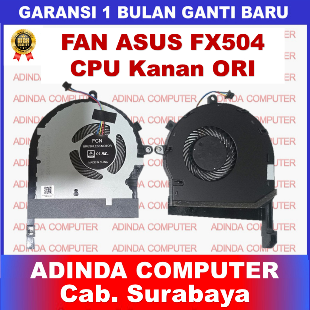 พัดลม Asus ROG TUF Gaming FX504 FX504FE FX504G FX504GD CPU ขวา ORI