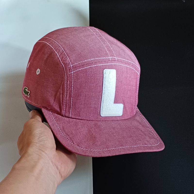 LACOSTE หมวก ลาคอสท์ 5 แผง มือสอง