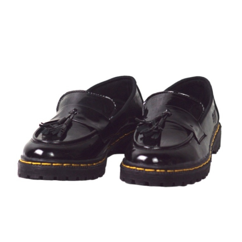 รองเท้าโลฟเฟอร์มันวาว Unisex / luk lofer / รองเท้าผู้ชายและผู้หญิงล่าสุด UK 36-45