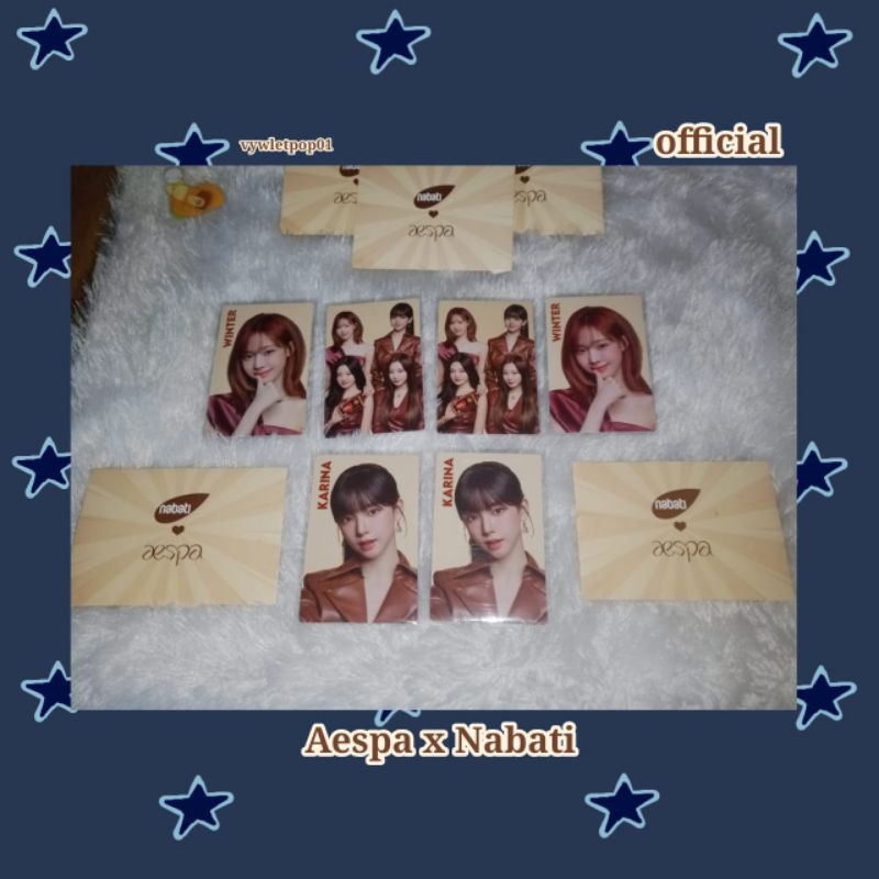 Aespa x Nabati || Photocard อย่างเป็นทางการ