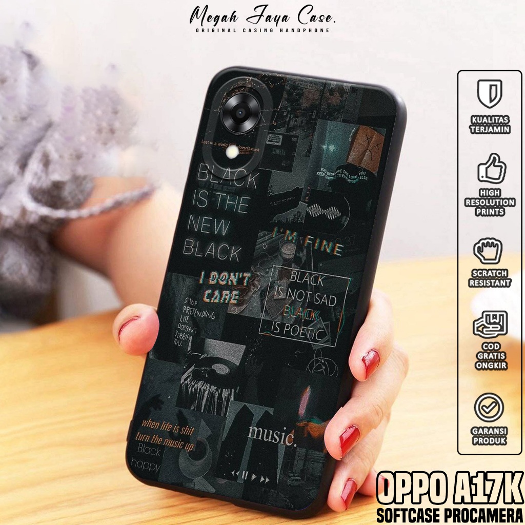 เคส HP Oppo A17K - Oppo A17K Softcase AESTH Motif - เคสโทรศัพท์ Oppo A17K - เคสโทรศัพท์ Oppo A17K - 