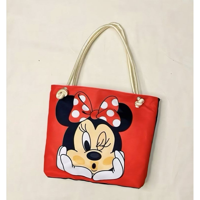 Jumbo ZIPPER PRINTING WICK BAG / JUMBO ZIPPERED WICK TOTEBAG / LARGE ZIPPER WICK BAG