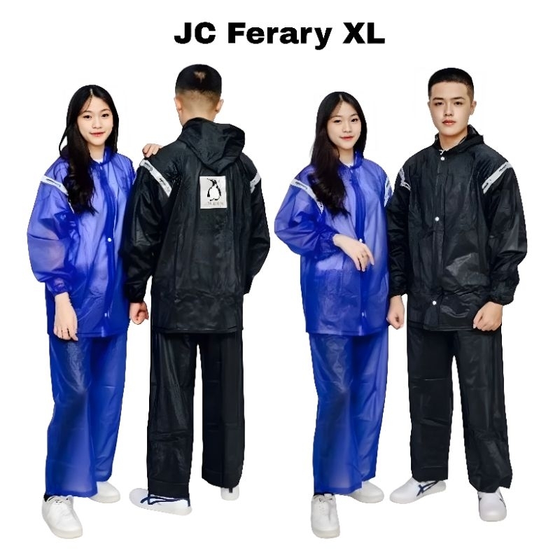Peongs Ferary XL เสื้อกันฝนเสื้อกางเกง Ferrari หนาขนาดใหญ่ที่แข็งแกร่งชุด Ferrari Penguins Penguin P