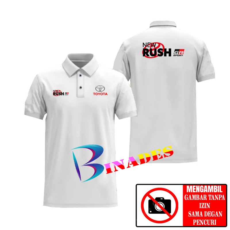 ขาย TOYOTA New Rush GR SPORT BINADES เสื้อยืดคอปกโปโล