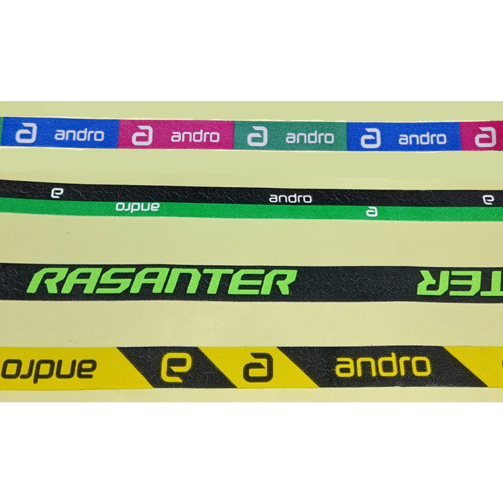 เทปขอบด้านข้าง Rasanter Andro 12 10 มม.รายการป้องกันพลาสเตอร์ Bet Ping Pong Sidetape 12 มม. 10 มม.ปิ