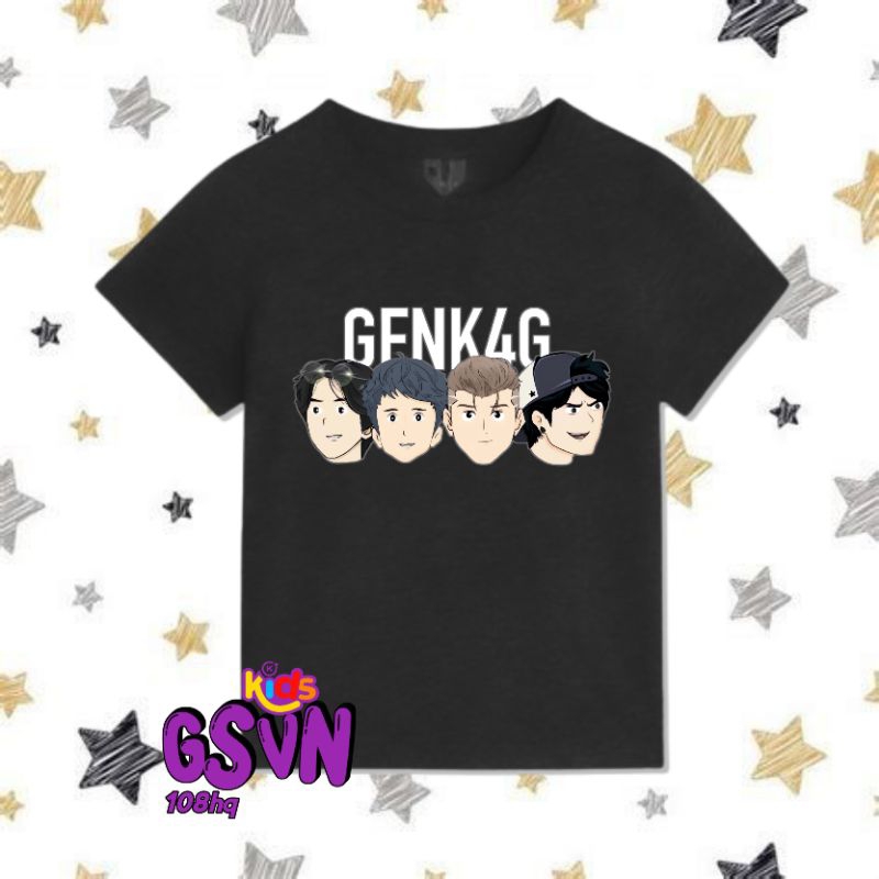CHILDRENS CLOTHING T-SHIRTS - TSHIRT TEE KIDS DHOT DESIGN CARTOON SMA KONA GENG 4G DOT DESIG AGE 3 4