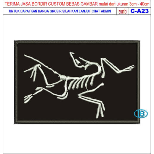 ARCTERYX C-A23 EMBLEM/BET โลโก้ EMBROIDERY PATCH