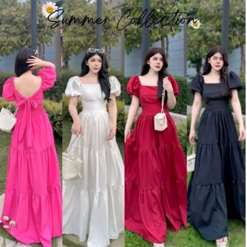 DRESS / KOREAN DRESS // CHRISTMAS DRESS // WOMENS CASUAL KARINA DRESS // MODERN PARTY DRESS