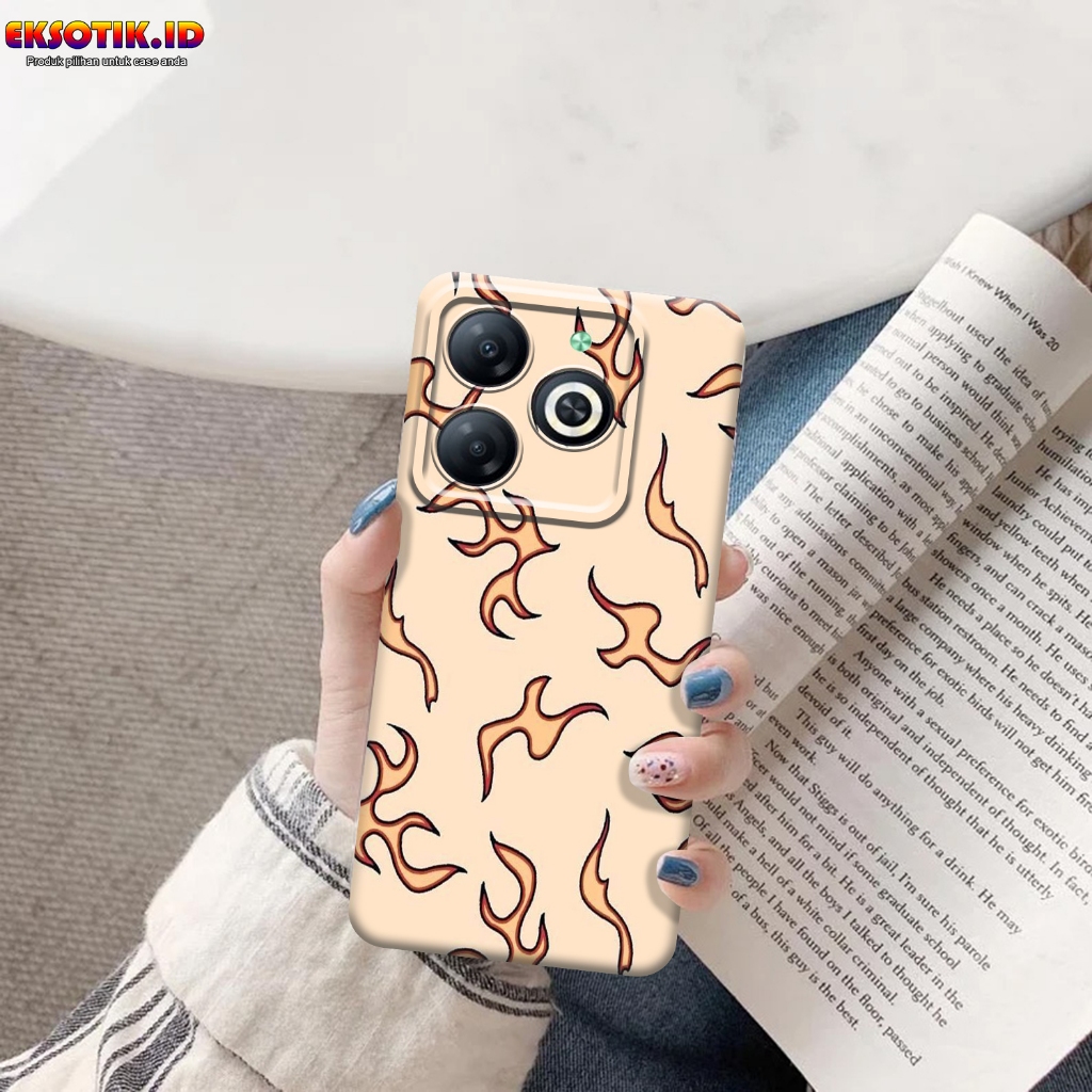 เคส Infinix Hot 40i - เคส Infinix Hot 40i - เคสแฟชั่น - Infinix Hot 40i Silicone - Cool and Cute Mot