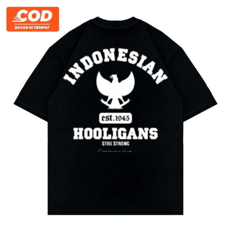 เสื้อยืด INDONESIAN HOOLIGANS DISTRO - KENE BAE