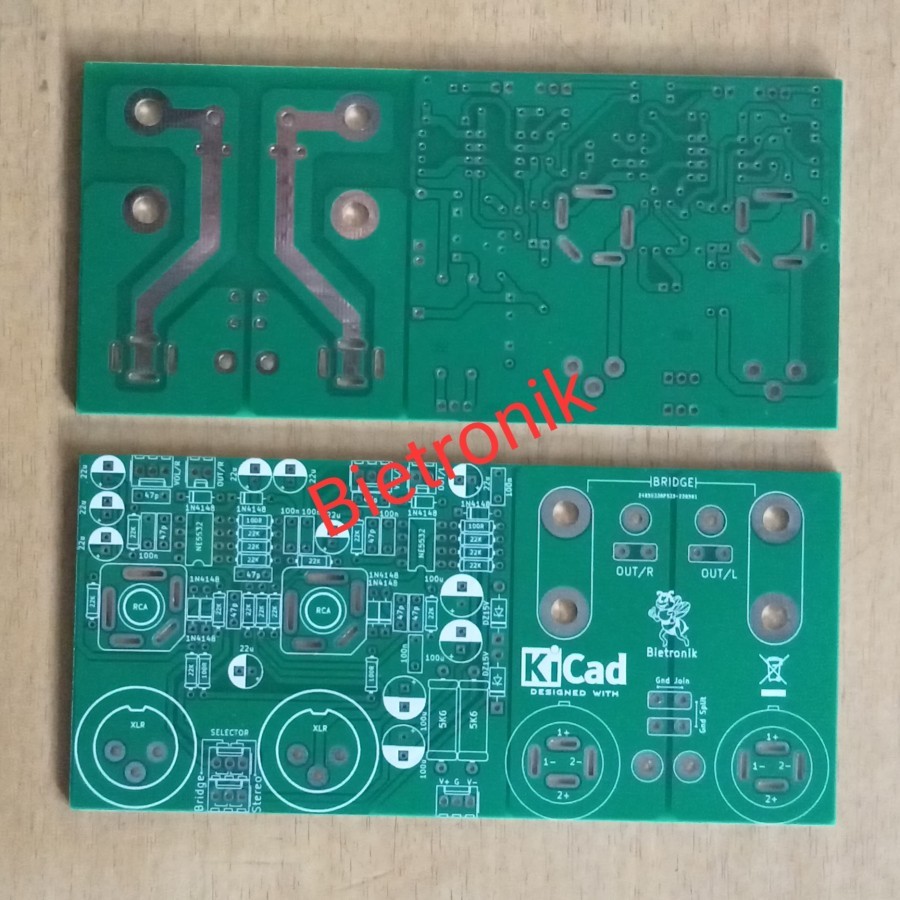INPUT BALANCE PCB สองชั้น