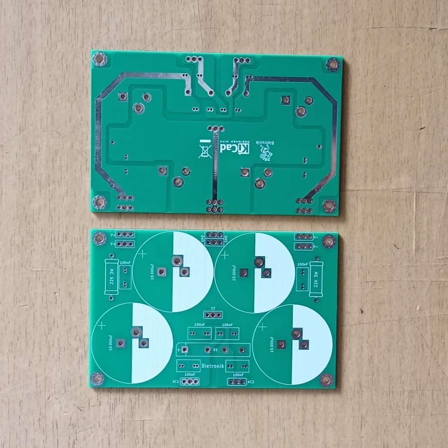 PCB PSU 4 ELCO KLASS AB สองชั้น