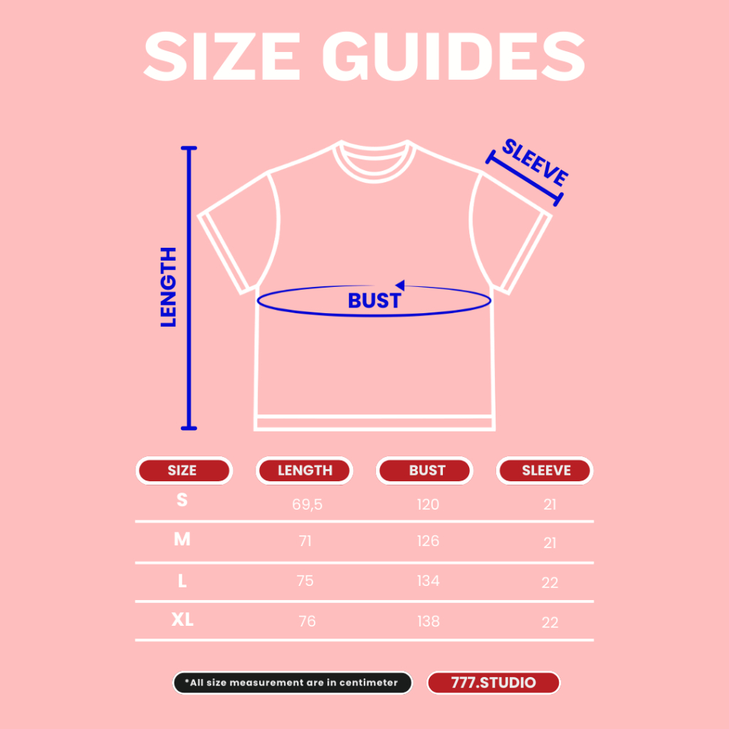 JERSEY OVERSIZE UNISEX RED SPIRIT 777 STUDIO OVERSIZE JERSEY