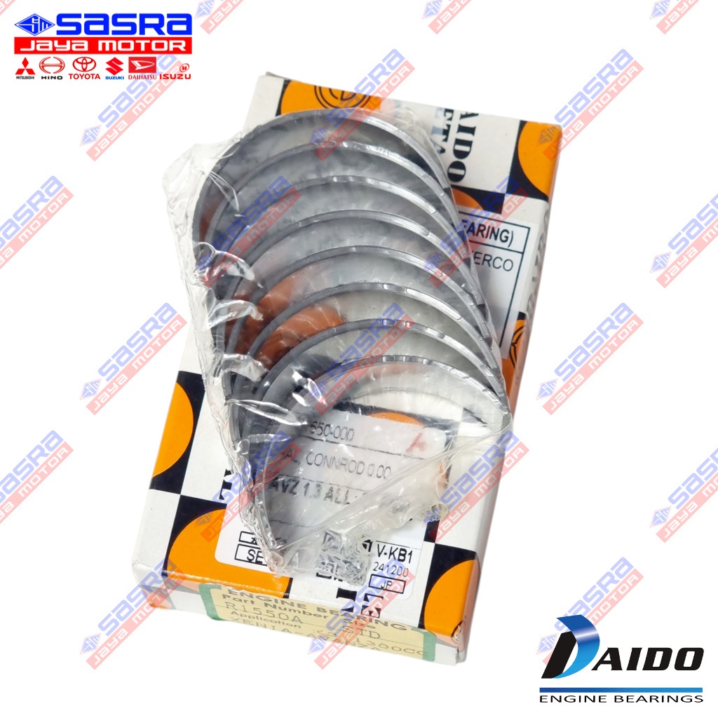[PRICE สําหรับ 1 ชุด] แบริ่งโลหะ Connrod AVANZA/ZENIA 1.3|GRANMAX 1.3 DAIDO ORIGINAL (ญี่ปุ่น) Metal