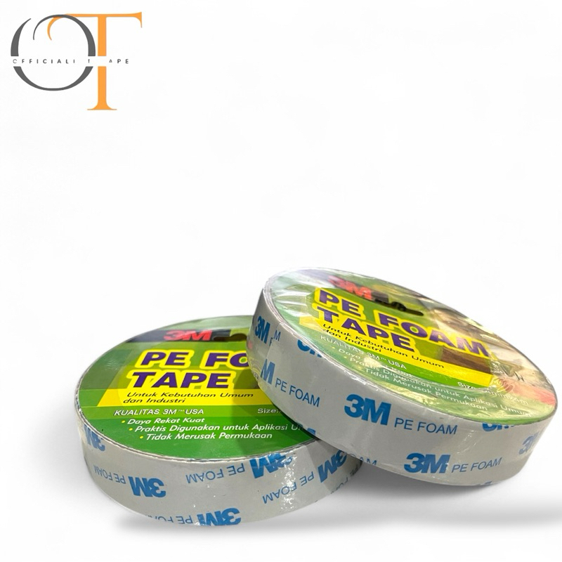 3m DOUBLE TAPE FOAM PE FOAM - 24MM X 4MTR