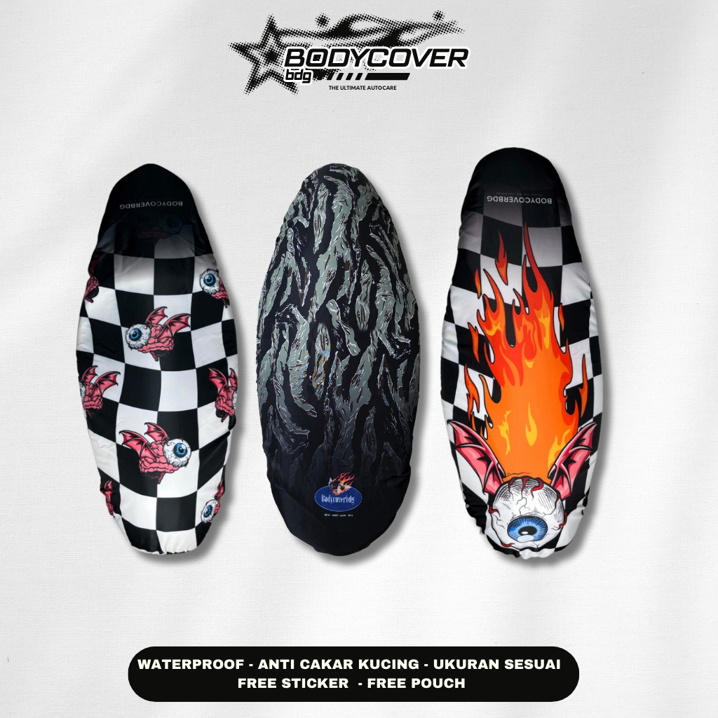 ผ้าคลุมรถมอเตอร์ไซค์ MOTORCYCLE SEAT COVER SEAT Vespa Sprint LX PRIMAVERA PAGONIO Zip EEYEBALL CHECKERBOARD - PIAGGO TYPE (พิมพ์เต็ม, กันน้ํา, Anti Cat Claw), Piaggio Zip, Vespa Lx125, Vespa S125, Vespa LX เวสป้า พรีมาเวรา)