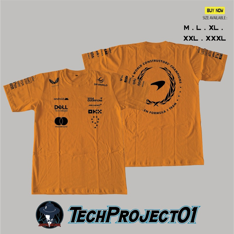 Mclaren Formula 1 Team World Constructors Champions เสื้อยืด