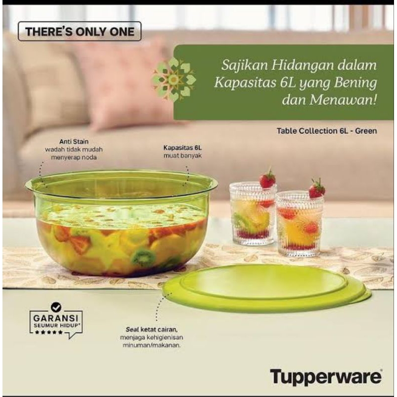 Tupperware Table Collection - 6 ลิตร