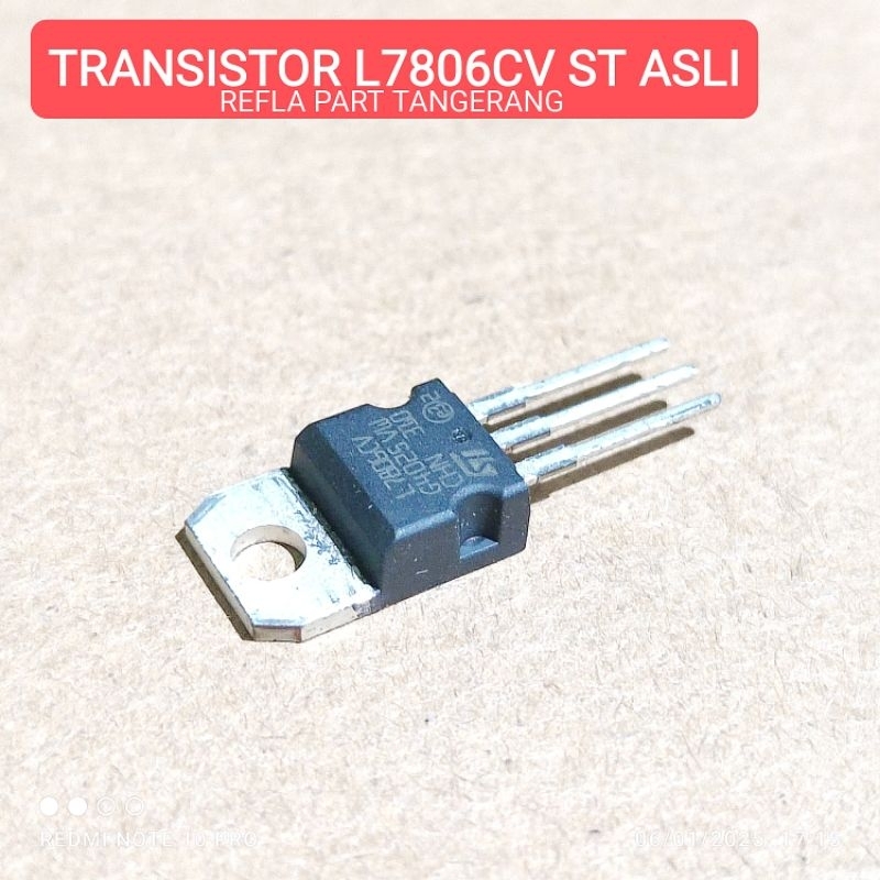 ทรานซิสเตอร์ L7806CV L7806 L 7806 ST ต้นฉบับ
