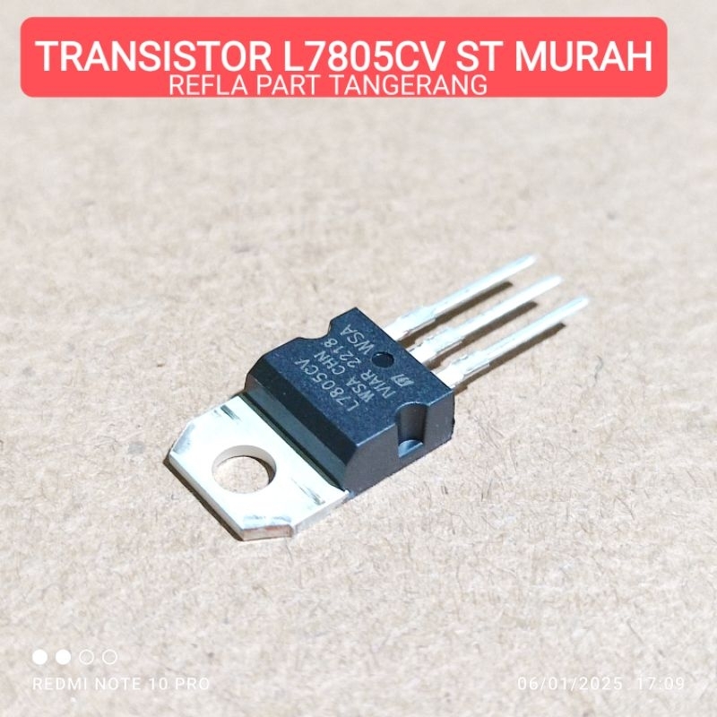 IC VOLTAGE REGULATOR 7805 L7805 L7805CV 5V 5 VOLT TO-220 √