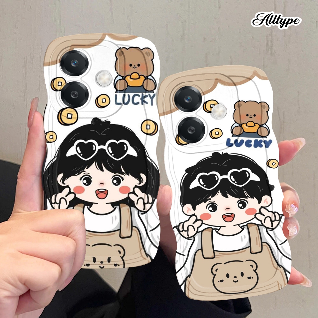 Rn67 กรณี Hp Oppo A3 A3X A60 A18 A38 A3 PRO A58 4G A58 5G A78 4G A78 5G A57 F9 A17 A16 A15 คลื่น