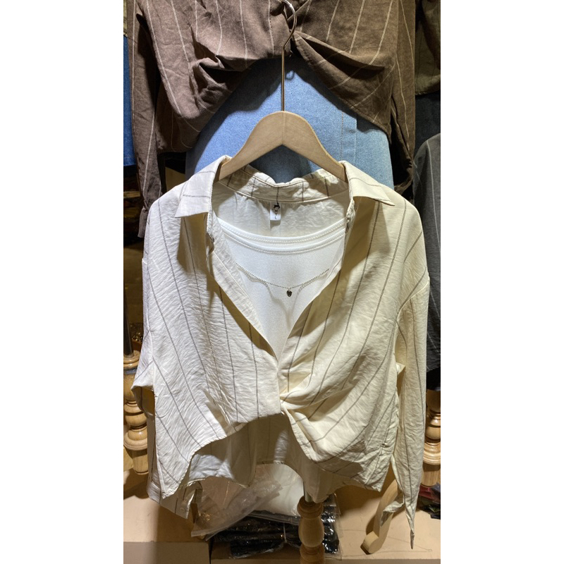 MYL STRIPE TOP 8985-1 BKK -