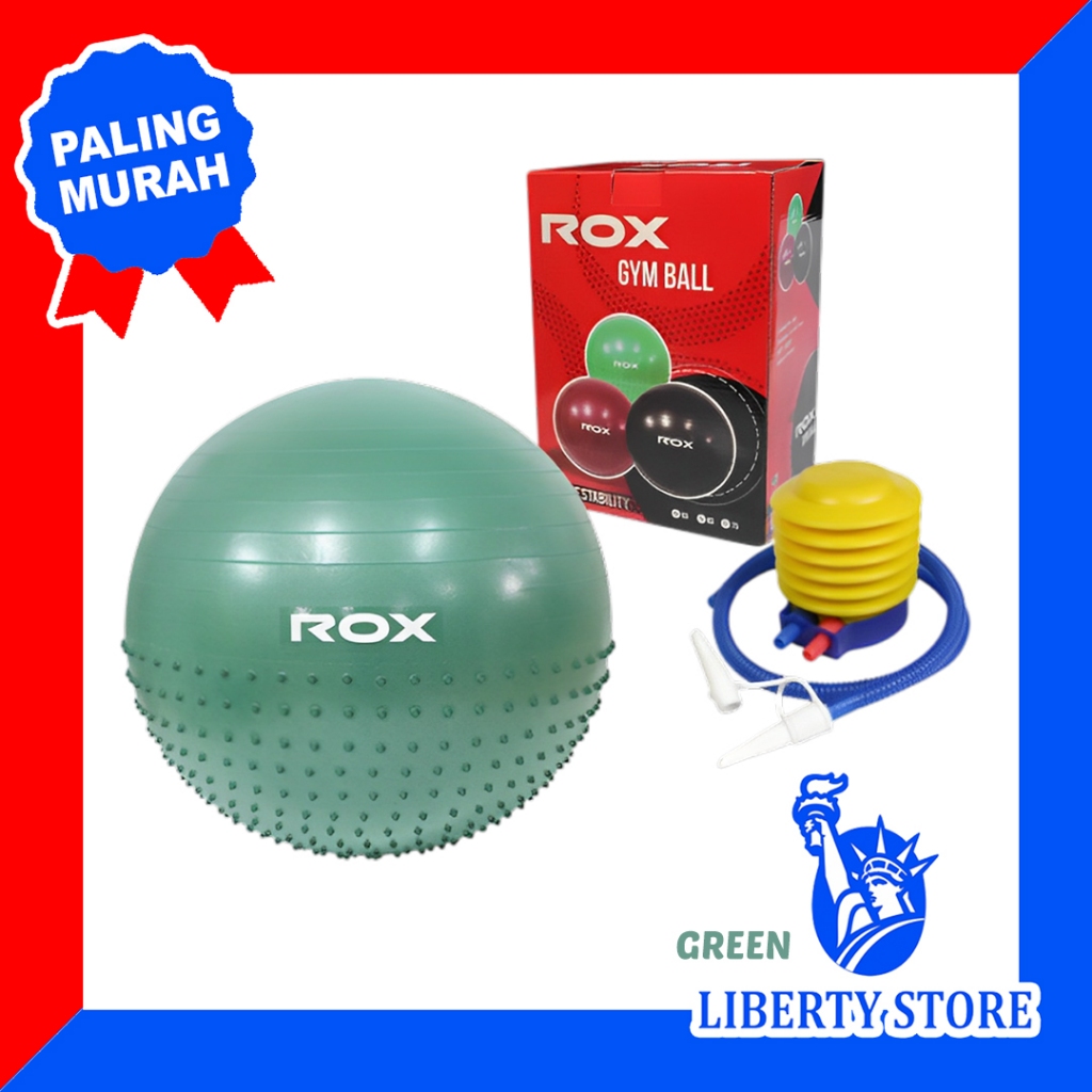 Gym Ball ลูกบอลโยคะ ฟิตเนส ROX GYM BALL 55 CM