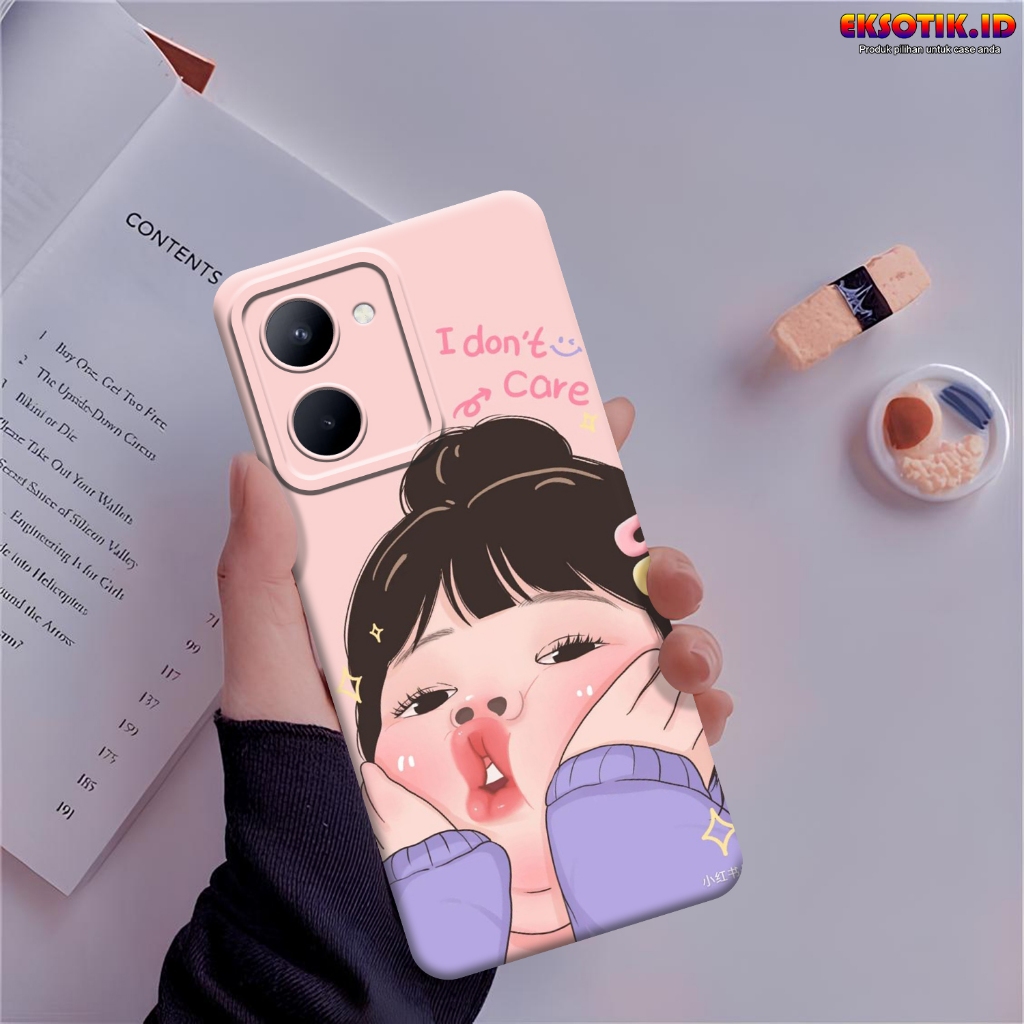 เคสRealme C33 - เคสRealme C33 - เคสแฟชั่น - Realme C33 Silicone - Cool and Cute Motips - Realme C33 