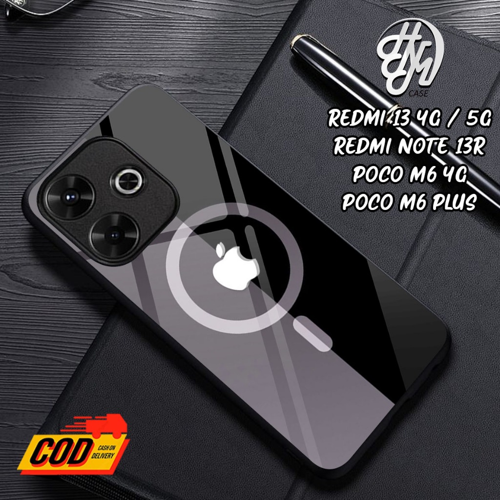 Redmi 13 4G/5G / NOTE 13R / Poco M6 4G / M6 PLus เคสโทรศัพท์ล่าสุด - เคสแฟชั่น Power iP Case Hardcas