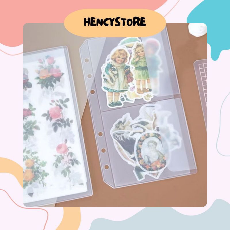 (HencyStore) A6 BINDER POCKET / POUCH BINDER / POUCH BINDER 6 RING