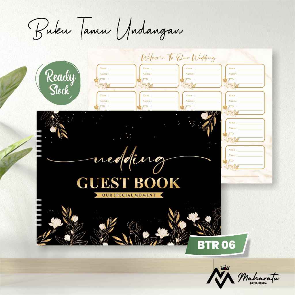 UNIQUE WEDDING GUEST BOOK - BTR 06