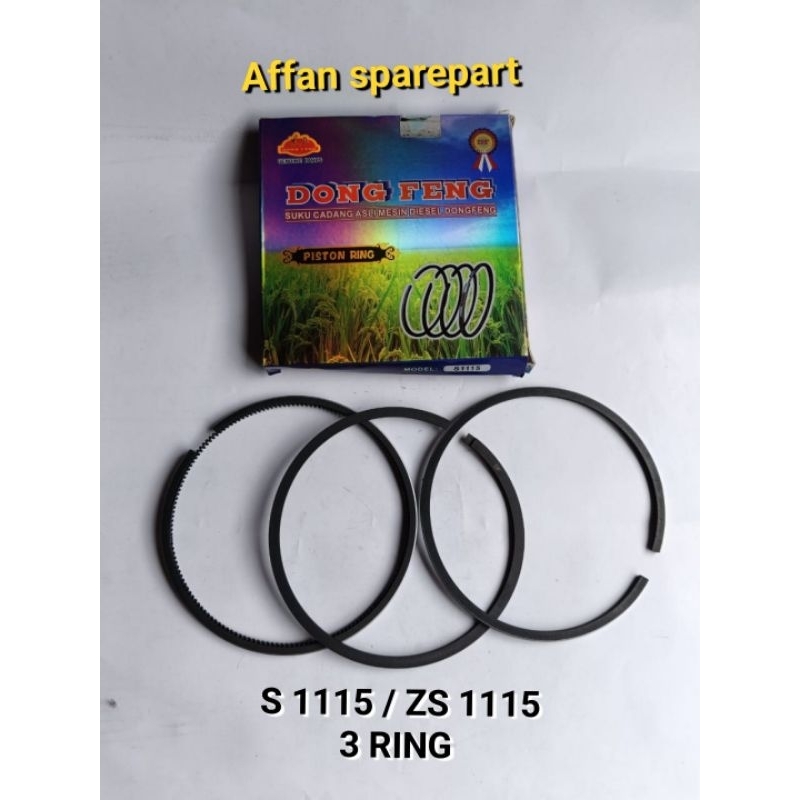 MESIN RING SEHER S 1115 / ZS 1115 RING PISTON เครื่องยนต์ดีเซล S 1115 / ZS 1115 เครื่องยนต์ (24 PK -