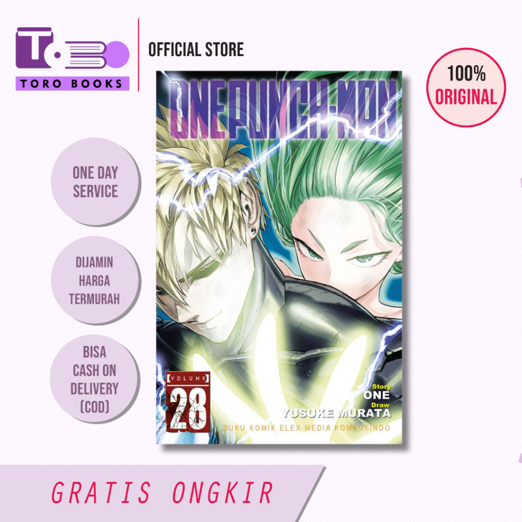 ซีรีส์การ์ตูน One Punch Man 28 - ONE & Yusuke Murata