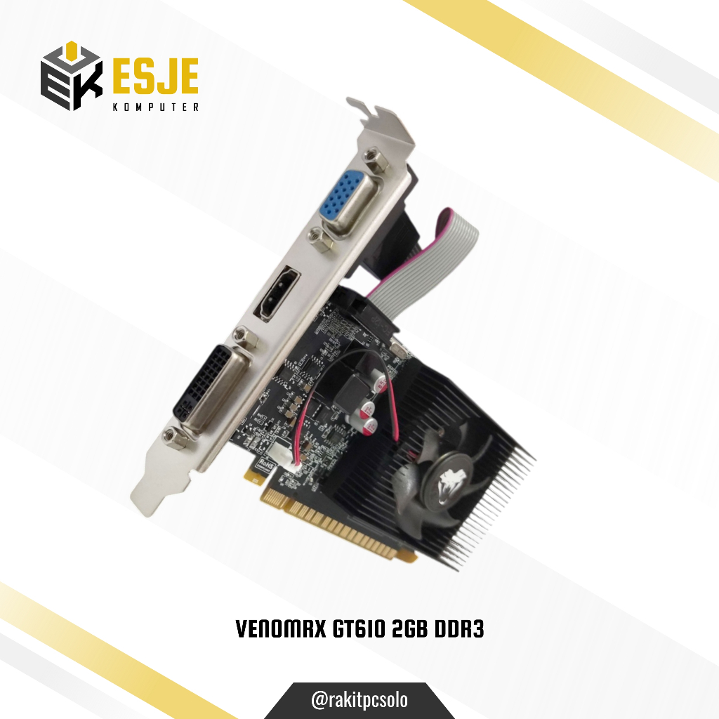 VGA VenomRX Geforce GT610 1GB DDR3 - Venom RX GT 610 2GB