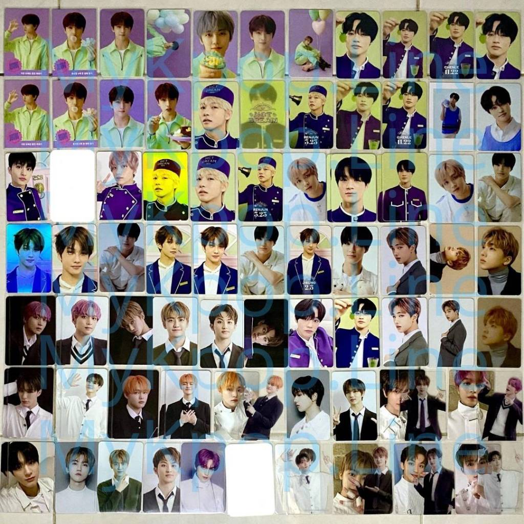 PC SG NCT Dream Official POB Benefit Jaemin Jeno Jisung Renjun Chenle Mark Haechan Photocard Seasons