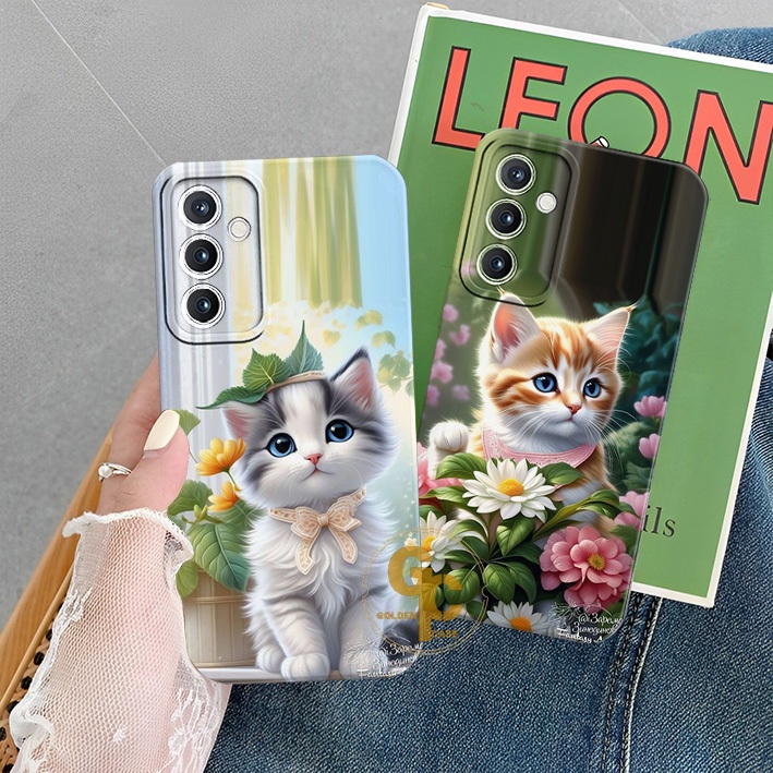 [GCS136]CASE PRO CAMERA SAMSUNG A16/A15 4G/5G/A14 4G/5G/A13 4G/A12/A11/A10 Cool cat Motif - เคสน่ารั