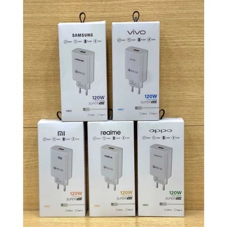 [ ใหม่ ] Tc Traver Charger [ ยี่ห้อ 120w | M82 ] - Micro & Type c - คุณภาพดี