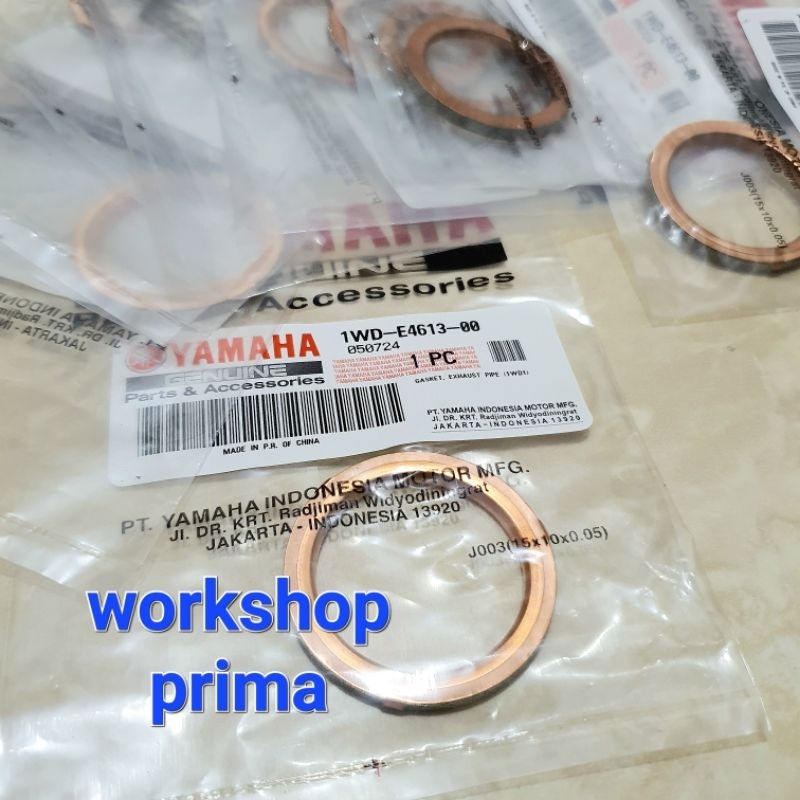 1WD ปะเก็นไอเสียคอด้านบนปะเก็นท่อไอเสีย Xmax X Max เก่าใหม่ 250 MT25 MT 25 R25 R 25 Original Ygp