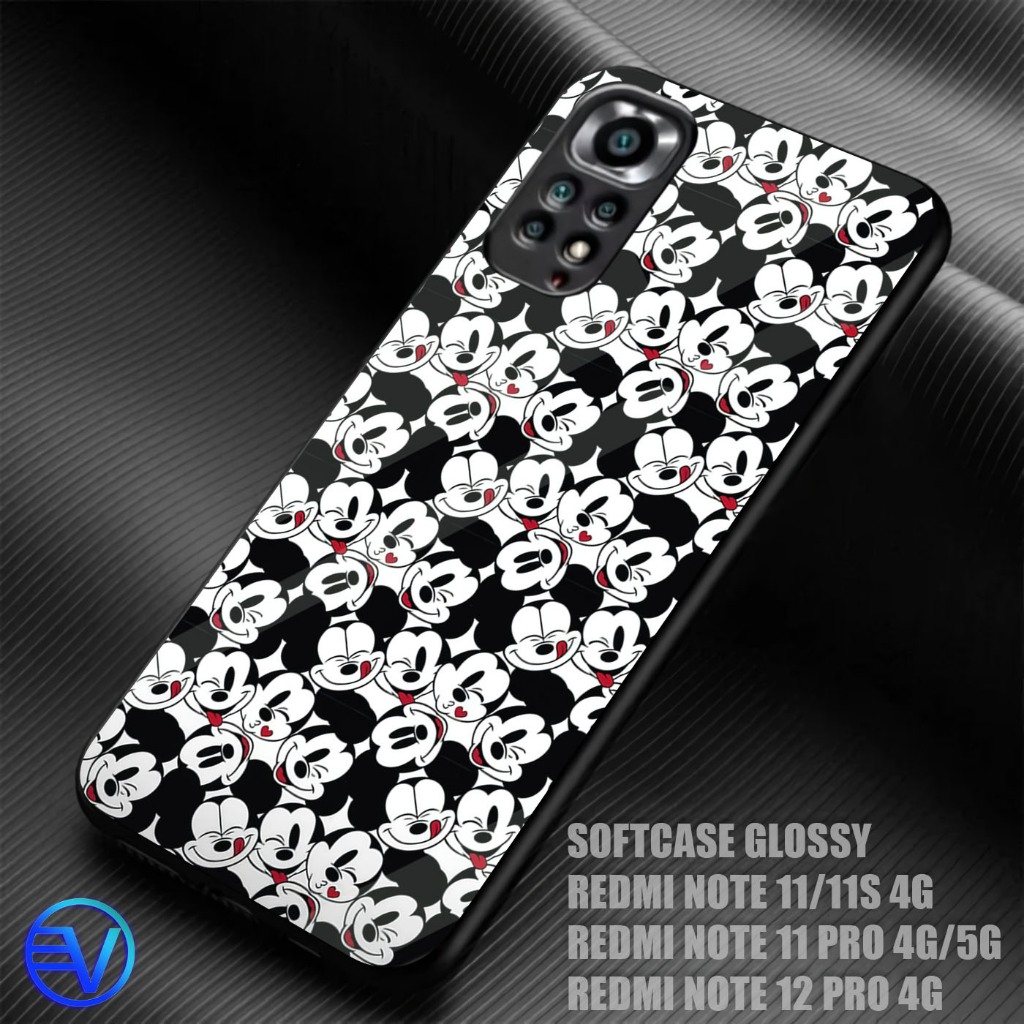 [ GT73 mickey mouse ] Softcase Glossy Xiaomi Redmi Note 11/11s/11 Pro 4g 5g/12 Pro 4g Case Shiny Mir