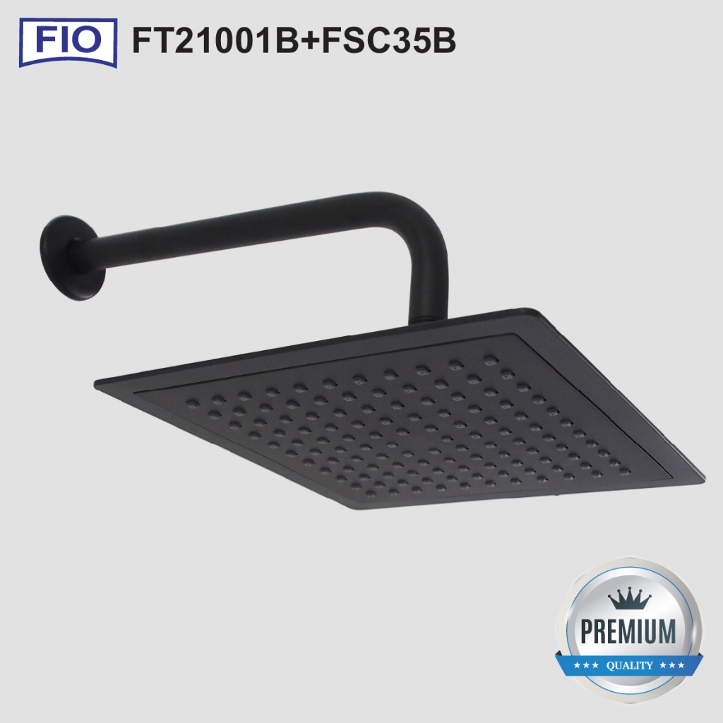ฝักบัวติดผนังตรุษจีน FIO FT21001BL+FSC35