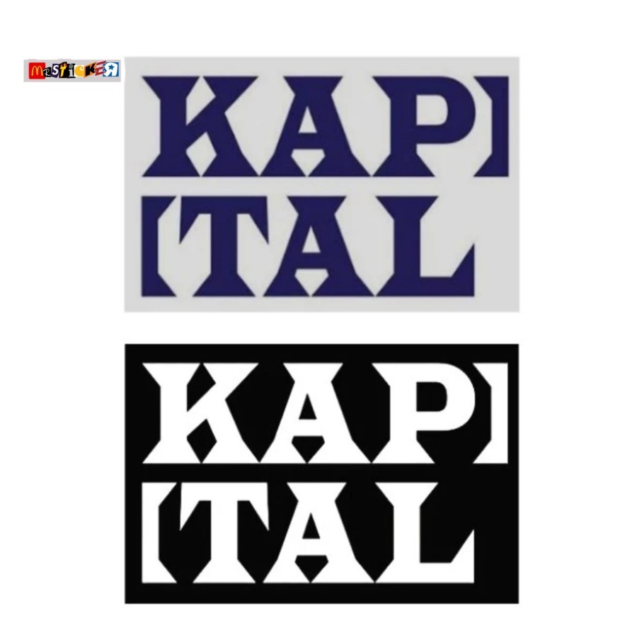KAPITAL Japan สติ๊กเกอร์โลโก้ยีนส์ Toshikiyo Hirata