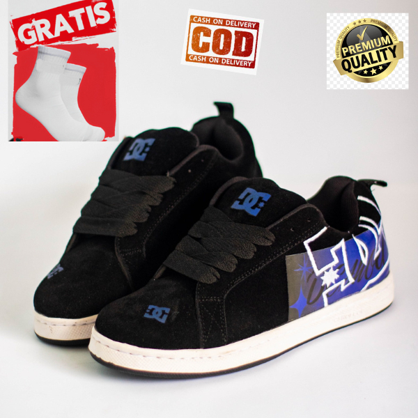 DC1 Mens Court Graffik Series รองเท้าผ้าใบ Unisex จ่ายตรงจุดได้ ไซส์ 39,40, 41, 42, 43, 44