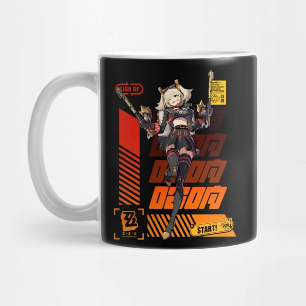 Agent Burnice (Zenless Zone Zero) - แก้วกาแฟ Zenless Zone Zero