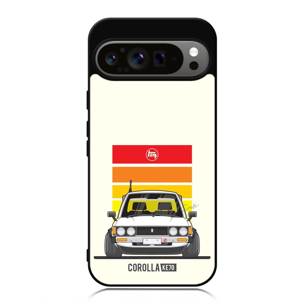 HP Google Pixel 9 8 7 6 5 4 3 Pro XL 4g 5g TPU Custom Phone Softcase Toyota COROLLA KE70