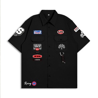 Thesilversky Race Workshirt | Kemeja Pendek Pria Premium