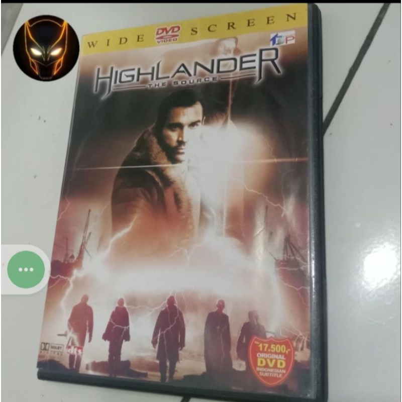 DVD Original Highlander - Source Feat Adrian Paul อินโดนีเซียข้อความ
