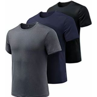Paket 3 Pcs Kaos Dalam Polos Pria Slim Fit Pres Badan Nyaman