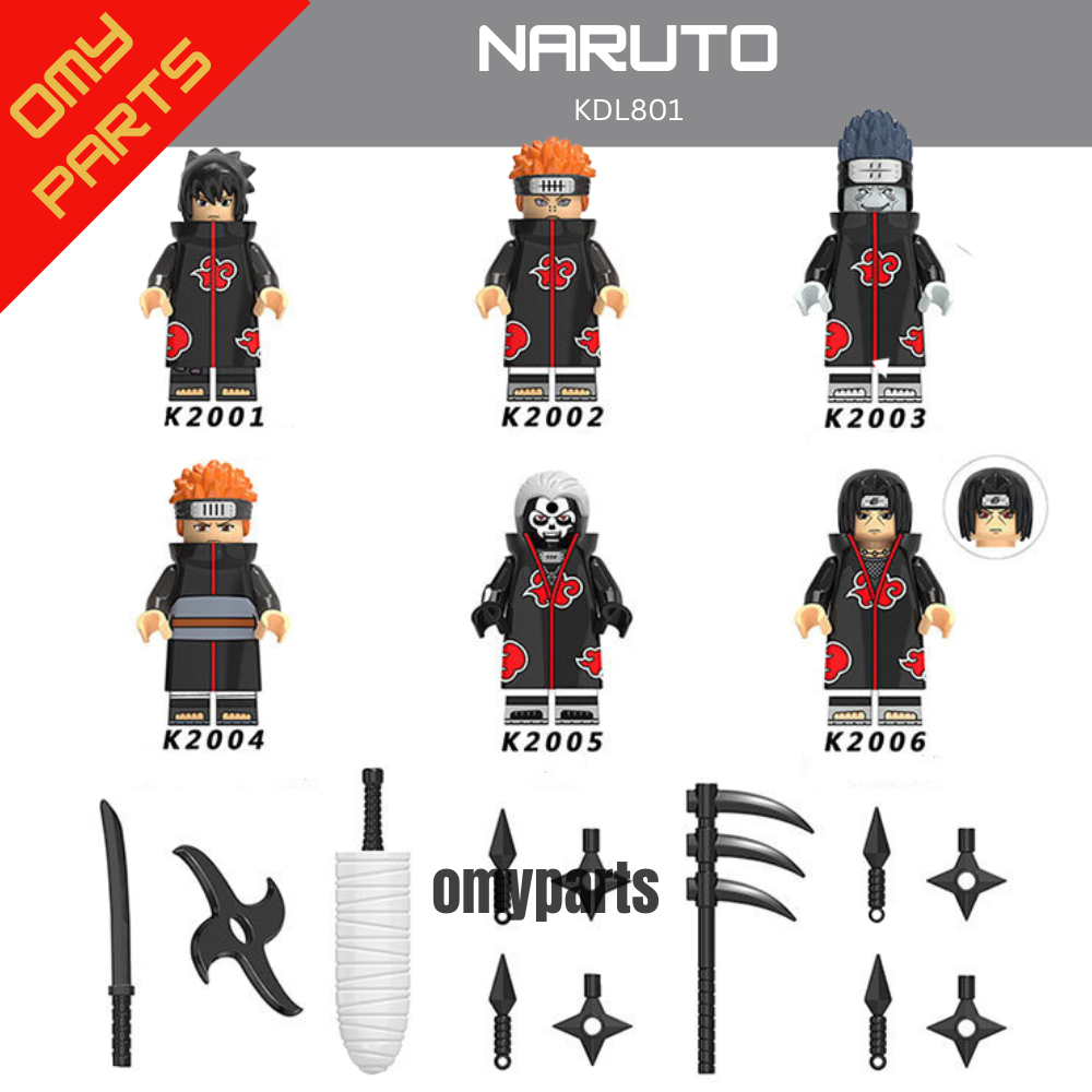 Kdl801 NARUTO AKATSUKI BRICK LEGO CHARACTER ACTION FIGURE